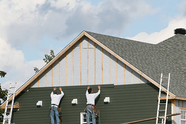 Professional Siding Replacement technician working in Allston, MA